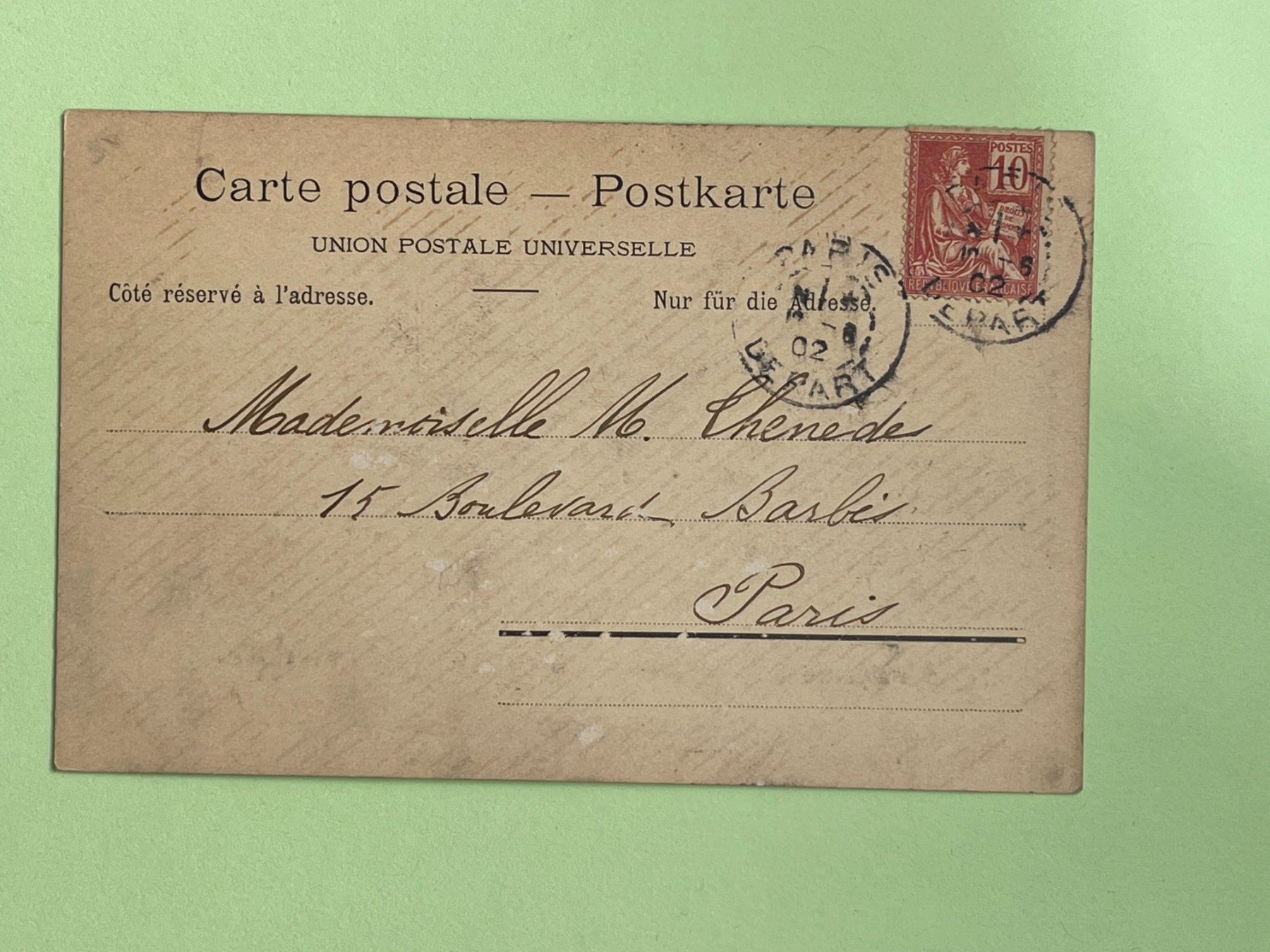 Cartoline postali: Rue à Leysin - 1902 – Usato da Steg VS venduto da danwer74 1