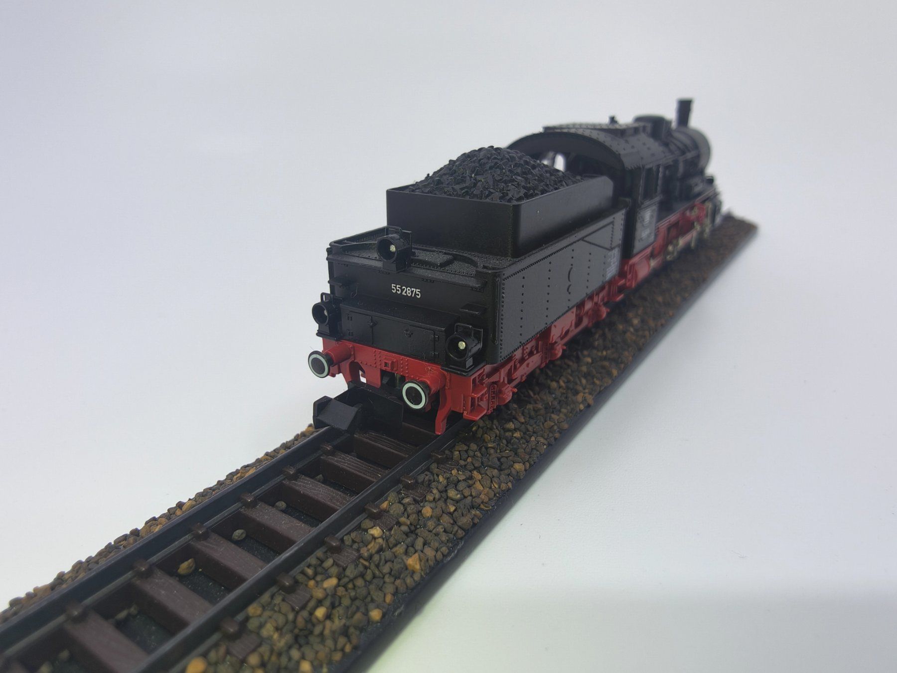 Fleischmann Modellini di ferrovie: Fleischmann 7155 Schlepptenderlok, BR 55 2875, Analog – Usato da Wangs venduto da mobacom 2