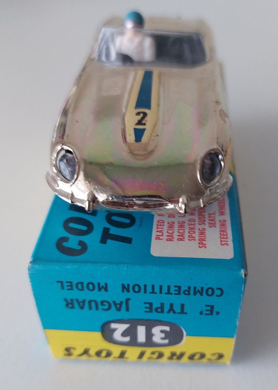 Corgi Toys Modellini d'auto: Corgi Toys 312 Jaguar Type E mit Original Box – Usato da Schenkon venduto da Elbarto007 4
