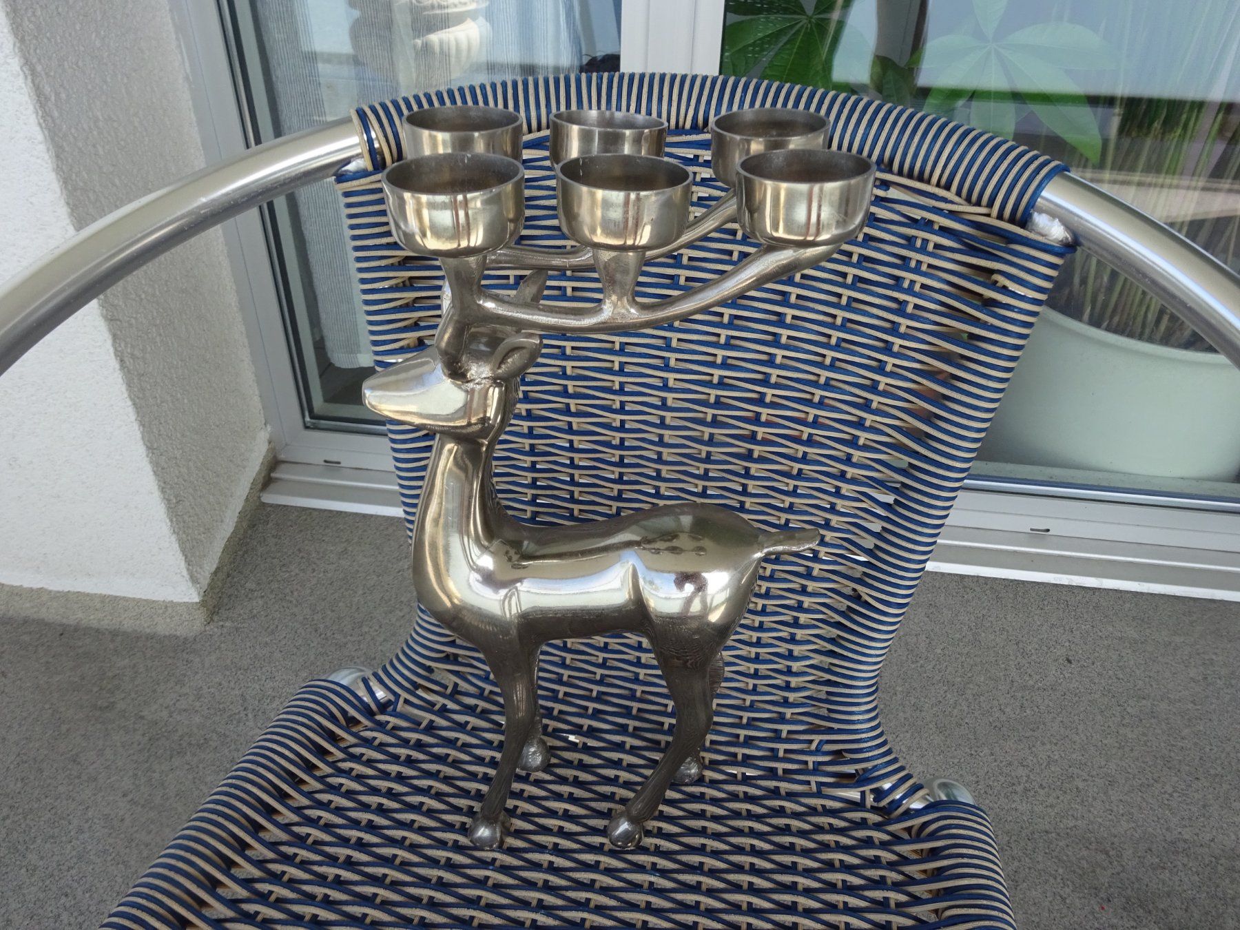 Statuette: HIRSCH ** 35cm ** TOLLE DECO – Usato da Luzern venduto da xrayspex99 1