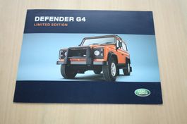 Land Rover Defender G4 Broschüre Limited Edition 2003