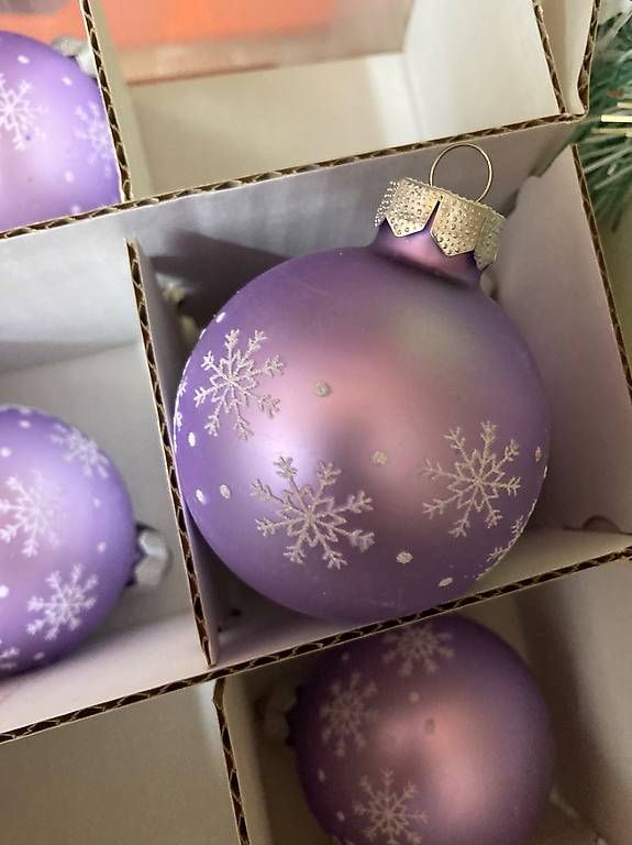 Migros Alle Dekorationen: 12 Glaskugeln, Weihnachtskugeln – Gebraucht aus Arbon von Tschu79 1