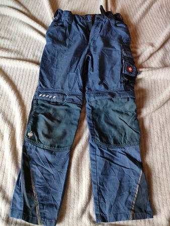ENGELBERT STRAUSS Hose 122-128 Kinder, blau (Gebraucht) in Wil