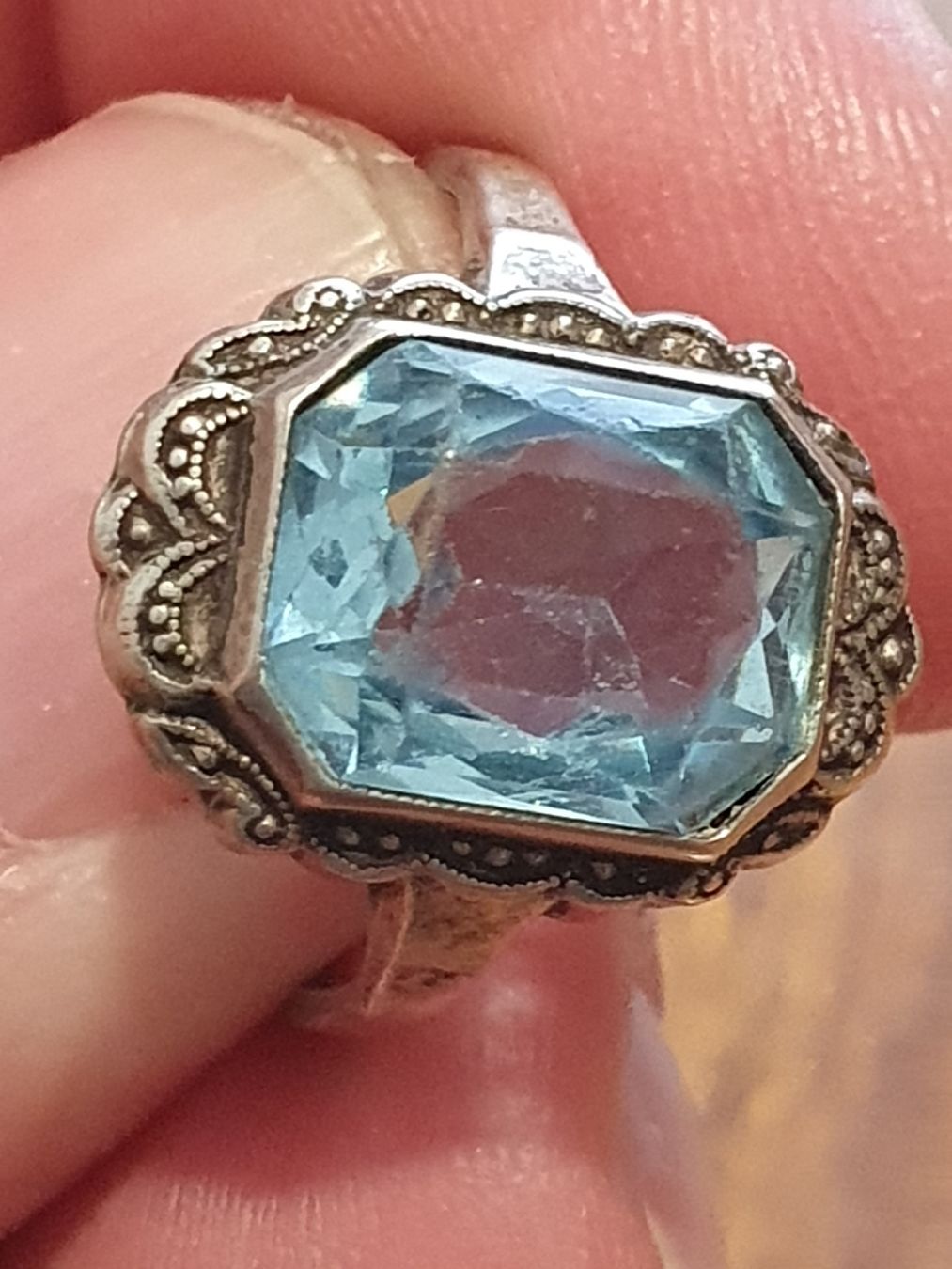 Anelli: Jugendstil Silber Gablonz-Ring – Usato da Wohlen AG venduto da palmsprings 5
