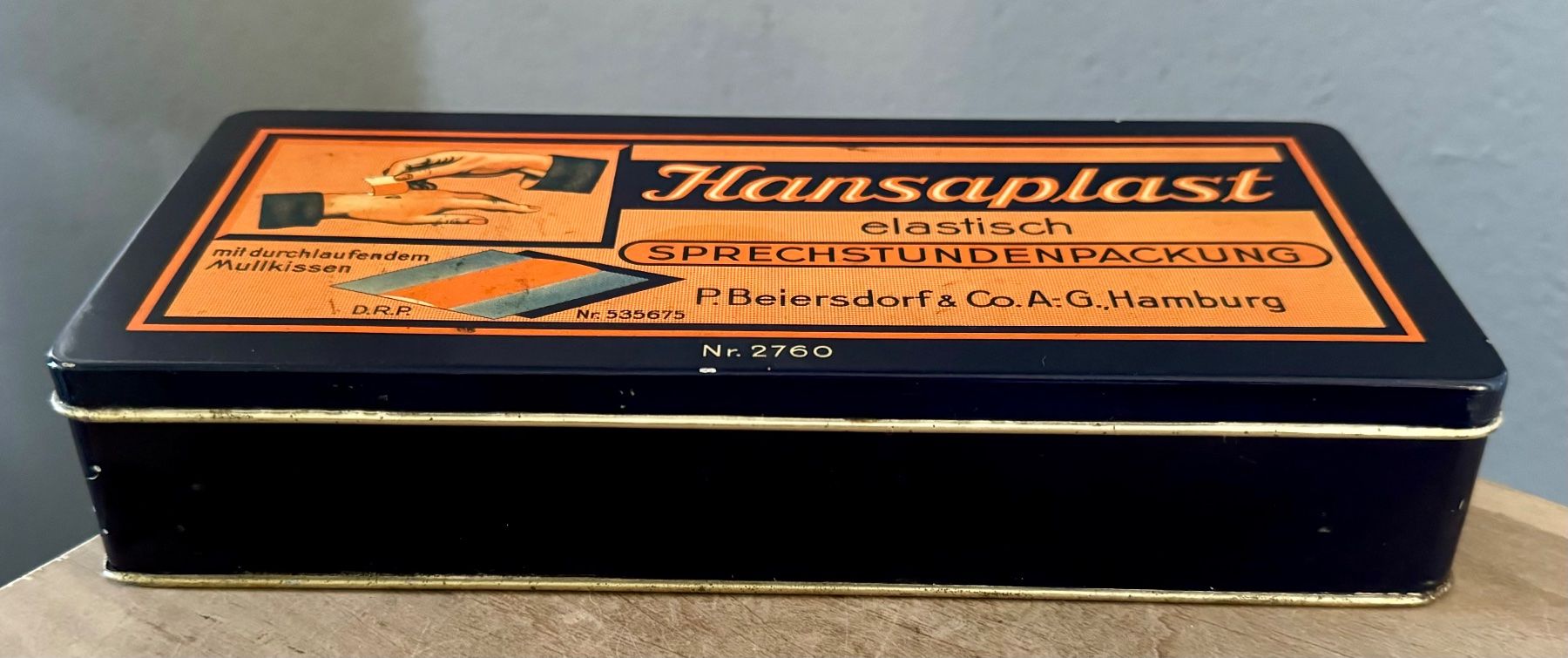 Barattoli: Antike Blechdose Hansaplast Nr. 2760 Beiersdorf – Usato da Rothrist venduto da Luckywinner 3