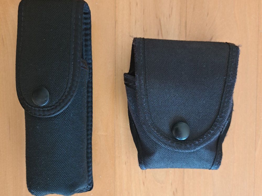 ASP Handschellen-Etui Für Ketten-/Scharnierhandschellen – Robuste Sicherheitstasche Mit Klettverschluss & Snap-Loc Clip