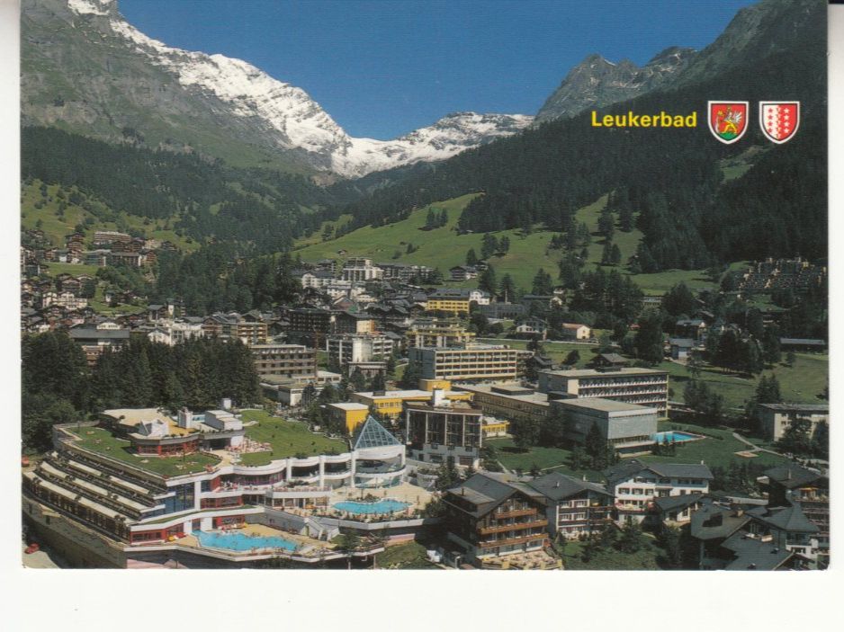 Ansichtskarten: Leukerbad 1990 – Gebraucht aus Bürglen TG von StampGraf