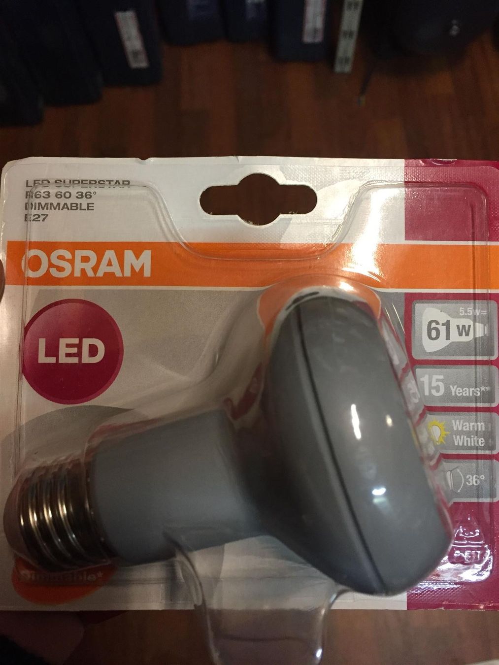 Lampadine & Illuminazione: LED Osram,E27,dimmbar,R63,827-369 – Nuovo e nell'imballaggio originale da Recherswil venduto da paulchen09