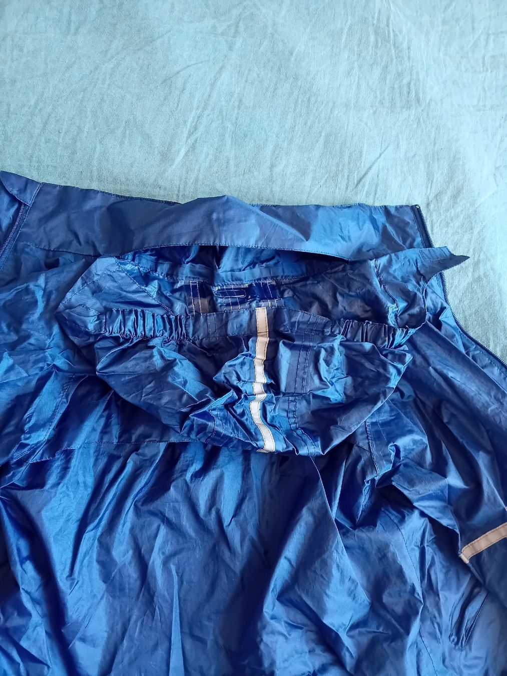Giacche: BASECAMP Blaue Regenjacke, Grösse 140 – Usato da Romanshorn venduto da milenva 3