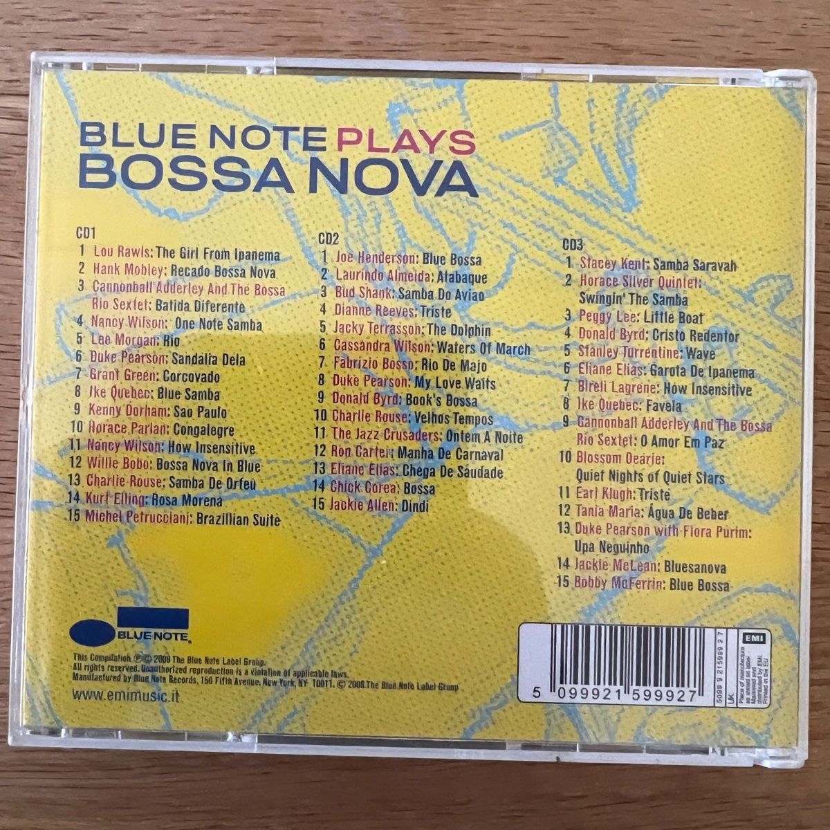 CD: Sampler - Blue Note Plays Bossa Nova / 3 CD - 1. Italy 2008 – Usato da Gais venduto da soundcave57 1
