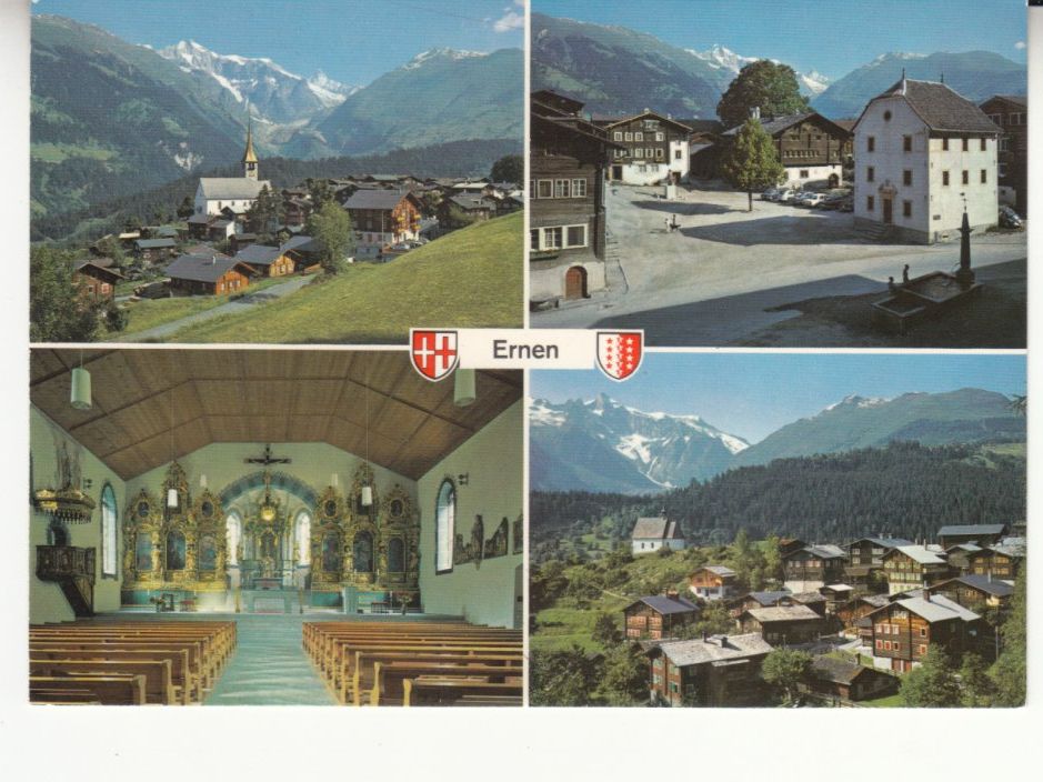 Cartoline postali: Ernen 1995 – Usato da Bürglen TG venduto da StampGraf