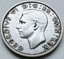 2 Shillings 1946 George VI Silber