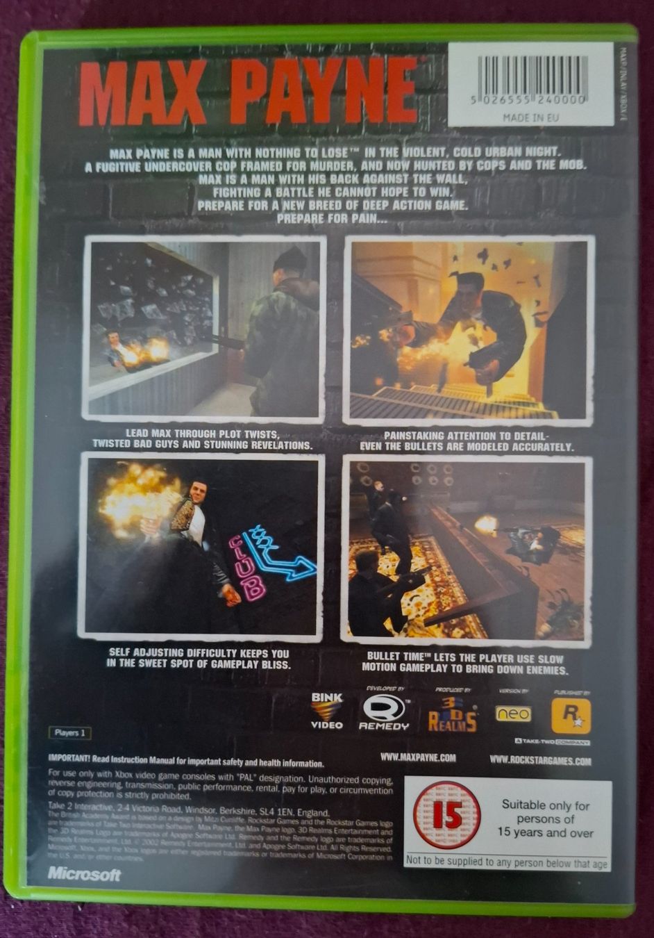 Spiele: Max Payne – Gebraucht aus Basel von mgn_ft72 1