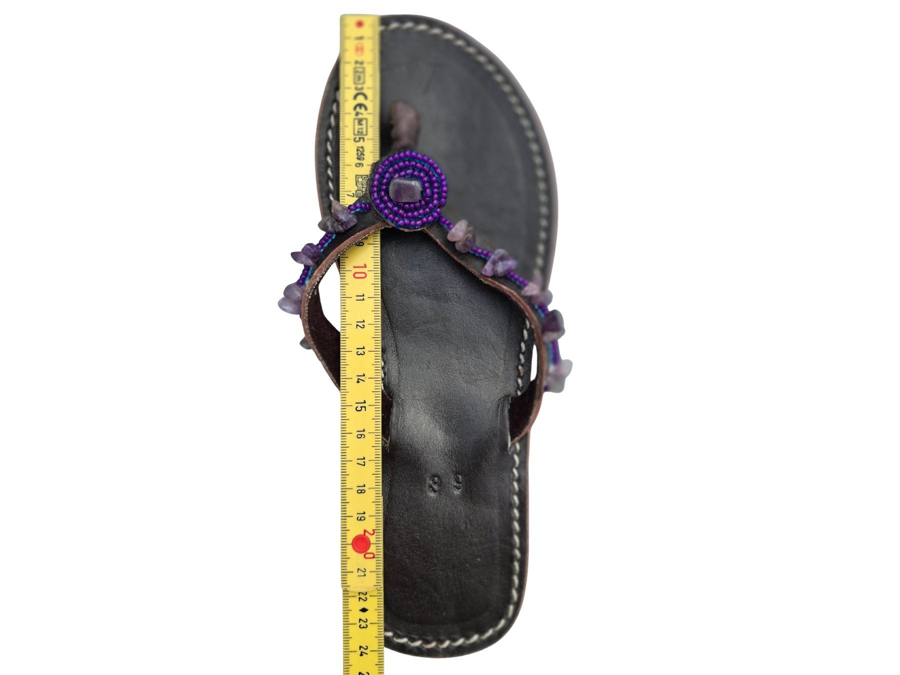 Scarpe da donna: Handgemachte Leder-Sandalen - Violet 39 – Nuovo e nell'imballaggio originale da Brione s. Minusio venduto da Littleninja 3