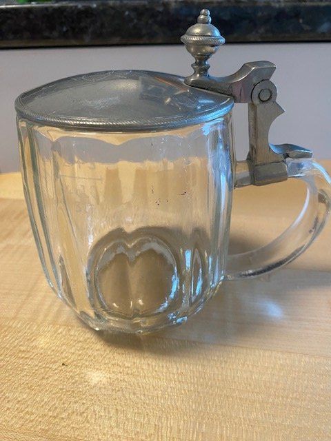 Bicchieri: Bierglas mit Zinndeckel 4cl – Usato da Edlibach venduto da Arnoldotto