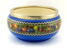 Vase jatte Burslem Nerwport Pottery England decor fruits