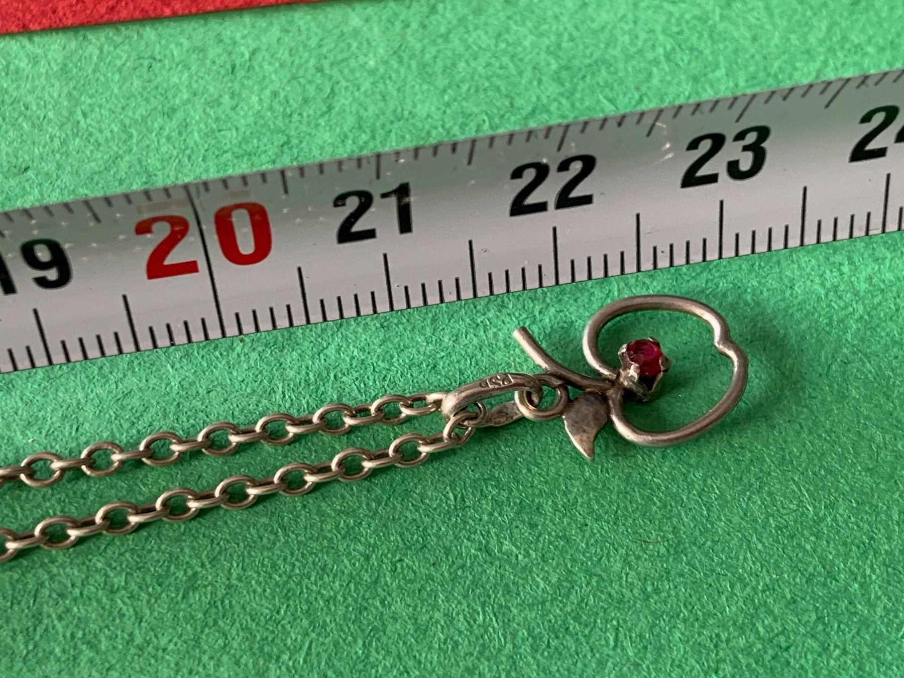Pendentifs: Apfel-Ketten-Anhänger silber – D'occasion à Laufen par belleskulptur 4