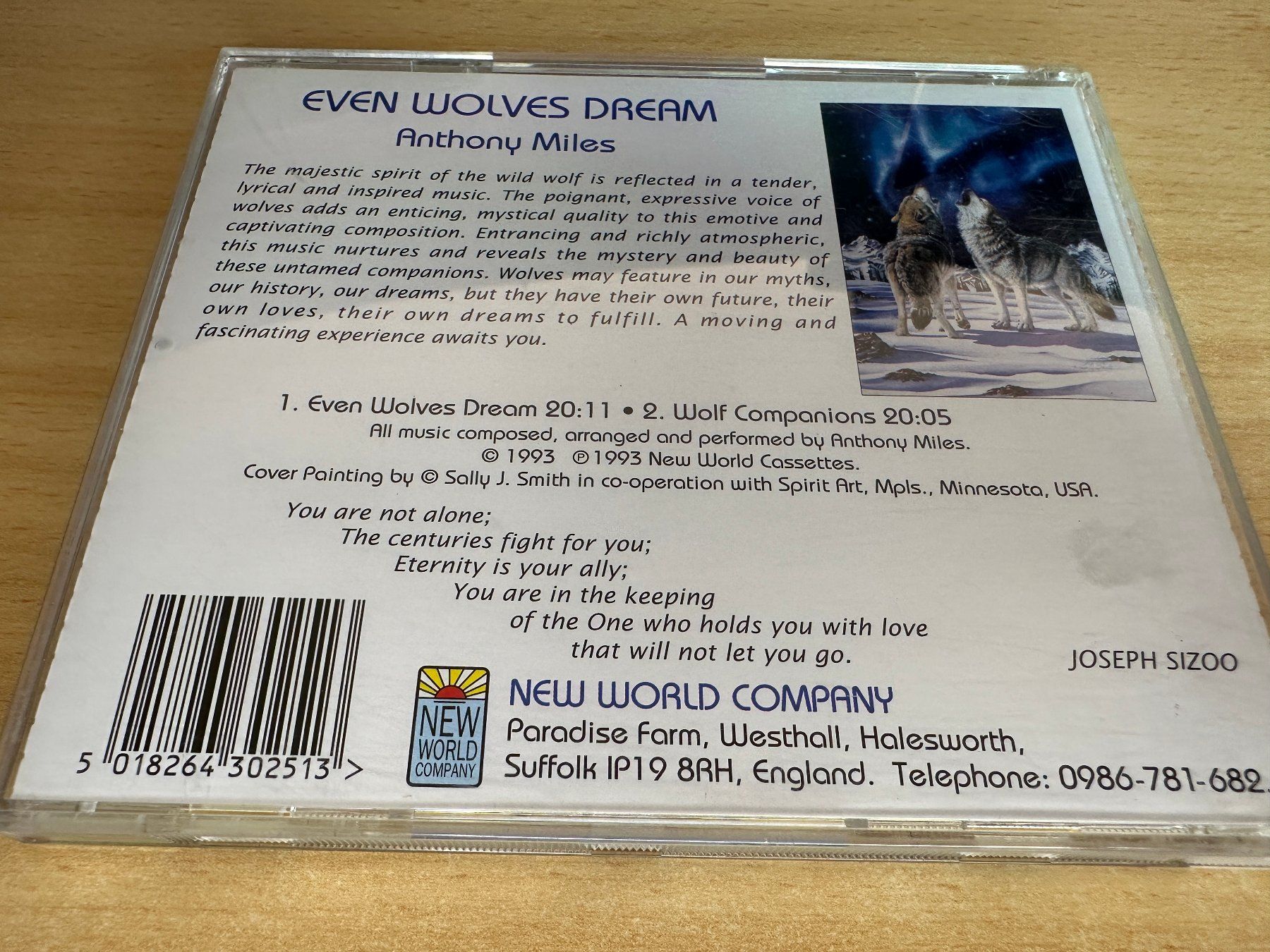 CDs: Anthony Miles – Even Wolves Dream – Gebraucht aus Rikon im Tösstal von Alpenmutz 1