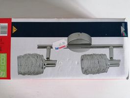 Schicke Chrom-Lampe mit 2 Strahlern - Neu