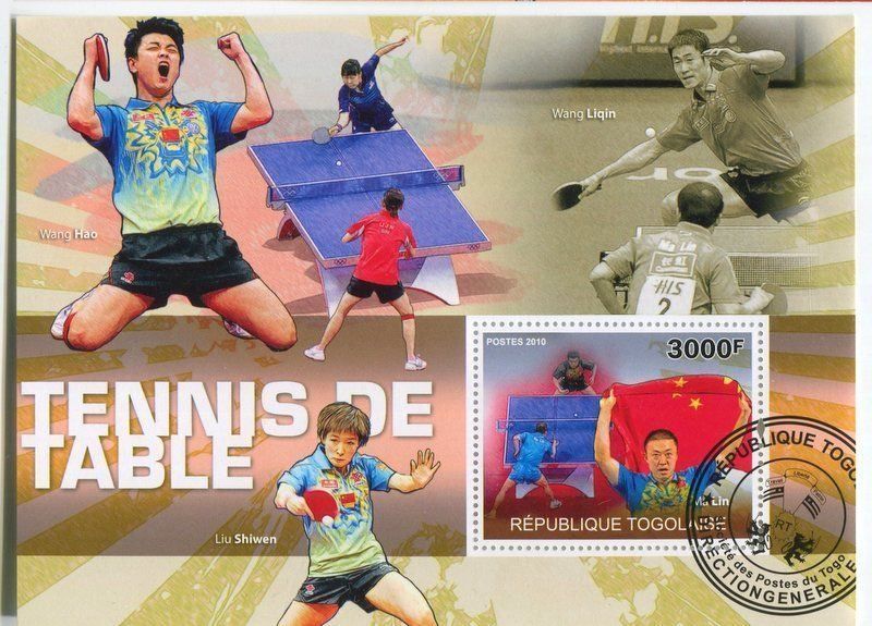 Tutti i francobolli: Block "Tischtennis". Togo. – Nuovo e nell'imballaggio originale da Basel venduto da Butsch5