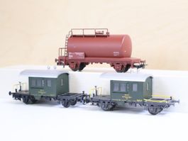 Märklin/Liliput SBB Begleitwagen Sputnik & Öhlwehrwagen H0