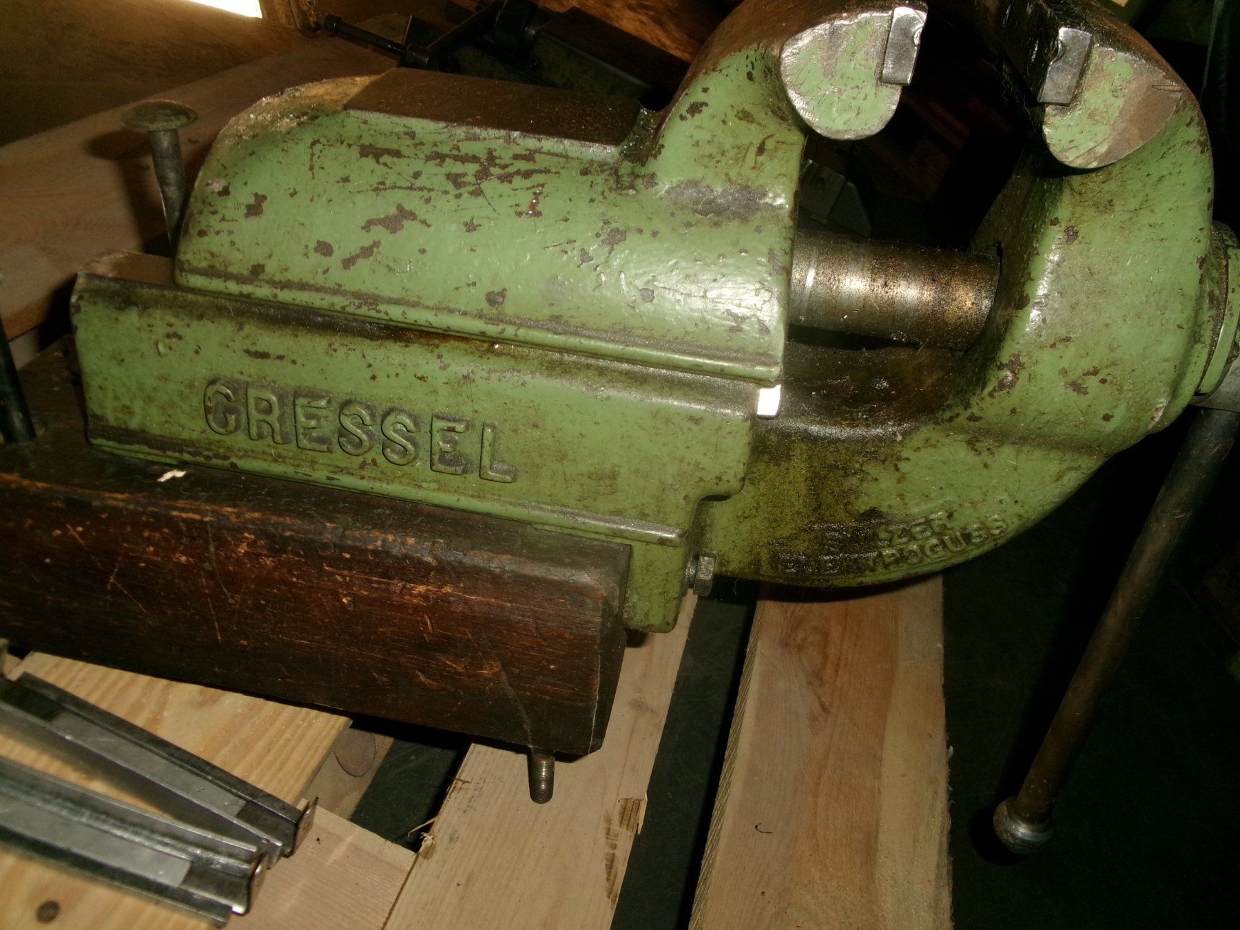 Gressel Altro per industria metallurgica: Schraubstock   -Gressel  -150 mm  Backenbreite   - – Usato da Eschenbach SG venduto da GM-29 1