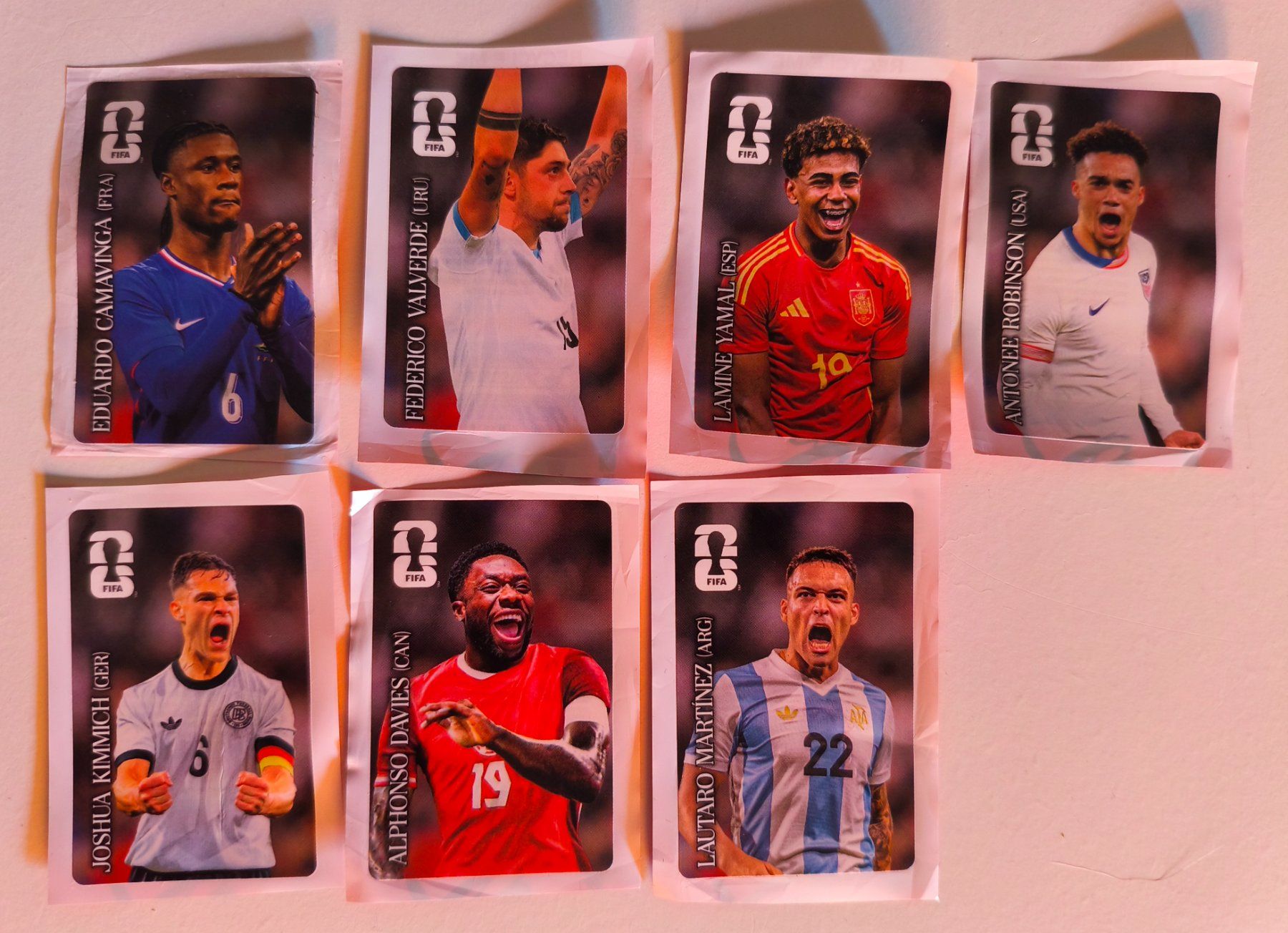 Panini Carte collezionabili: 7 vignettes Coca Cola Panini mondial 2026 – Nuovo (secondo la descrizione) da Lausanne venduto da genybi