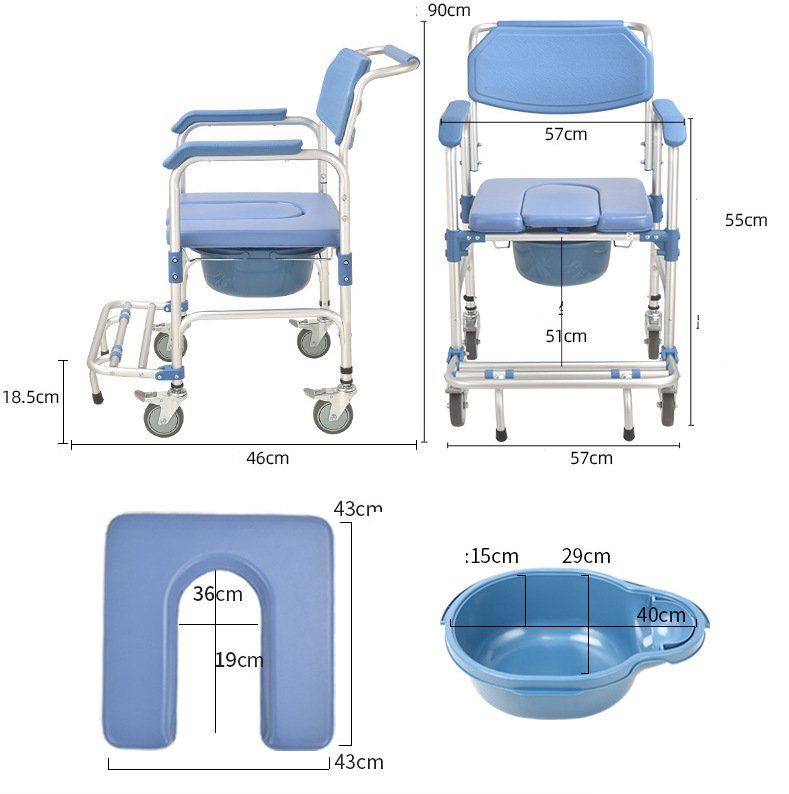 Gehhilfen: Déambulateur Chaise Alu percée toilette douche – Neu und originalverpackt aus Morges von M-Store 1