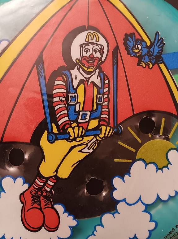 Mc Donald's Giocattoli: McDonald's freesbee gonflable vintage 1988 – Usato da Lausanne venduto da Grabock 1