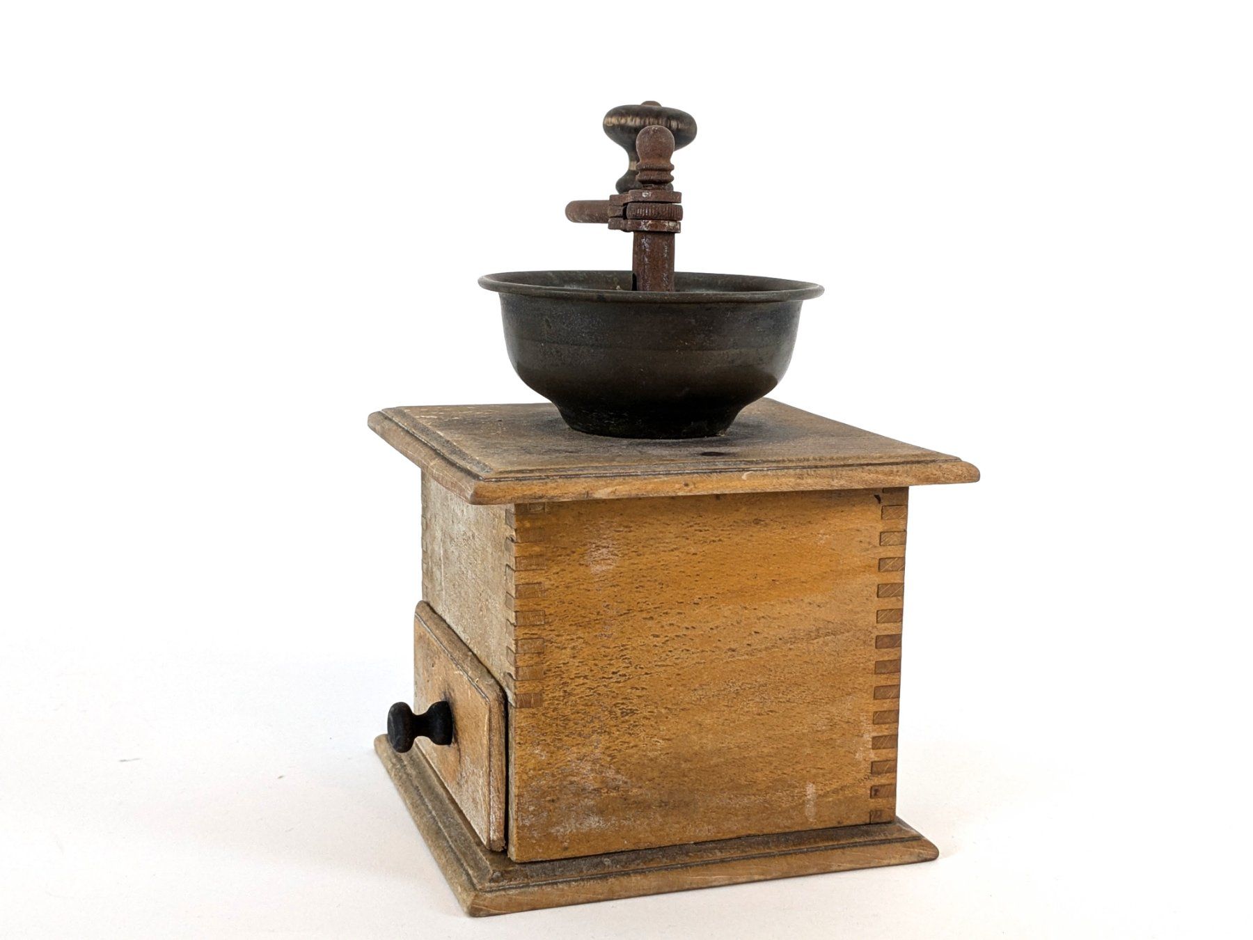 Elettrodomestici da cucina: ANTIKE KAFFEEMÜHLE aus Holz – Usato da Thun venduto da Restwert_Thun 3