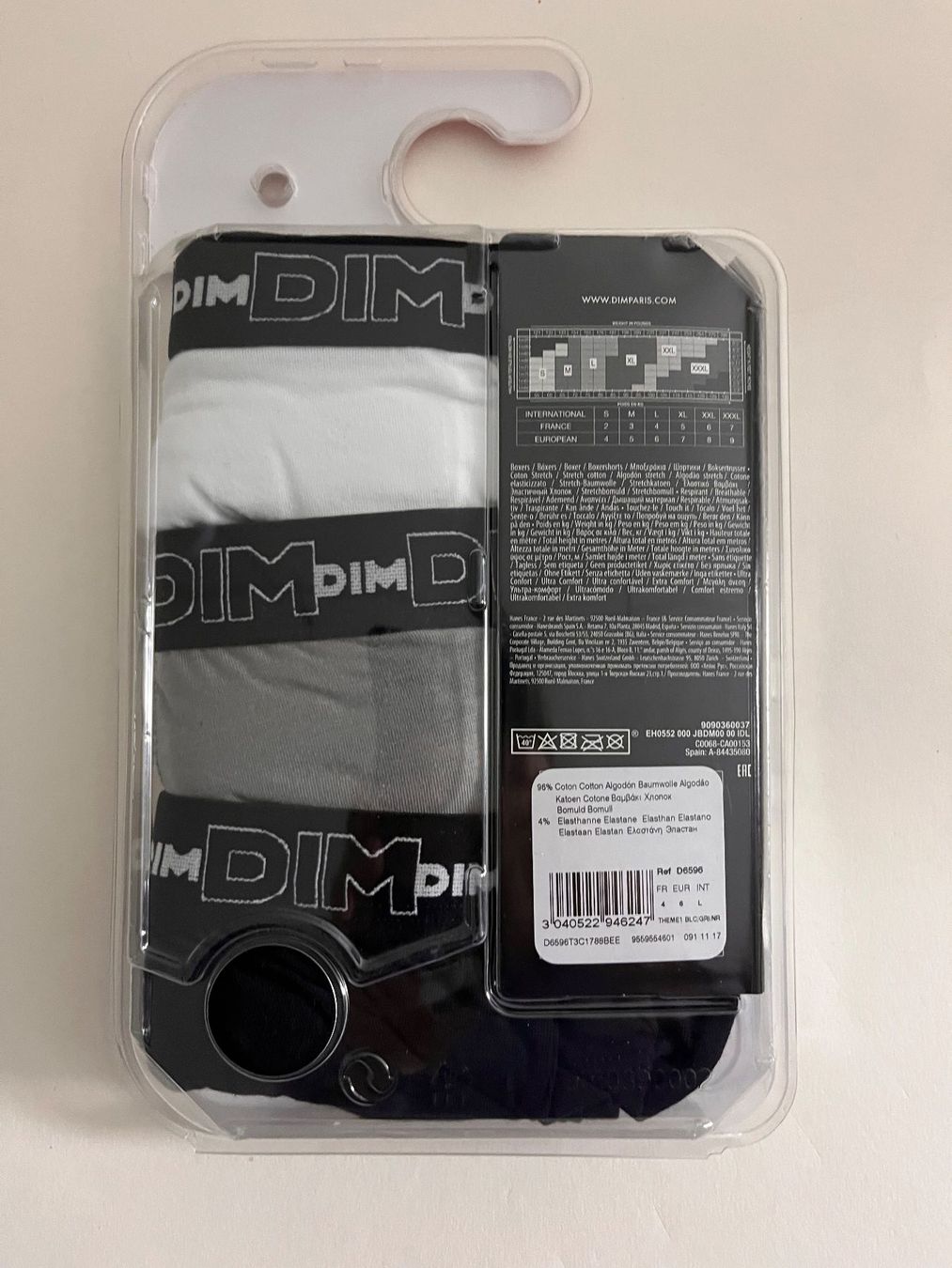 Dim Biancheria intima: DIM Coton Stretch, Boxershorts, Grösse L, 3 Stück – Nuovo e nell'imballaggio originale da Rudolfstetten venduto da gst_g7xl 2