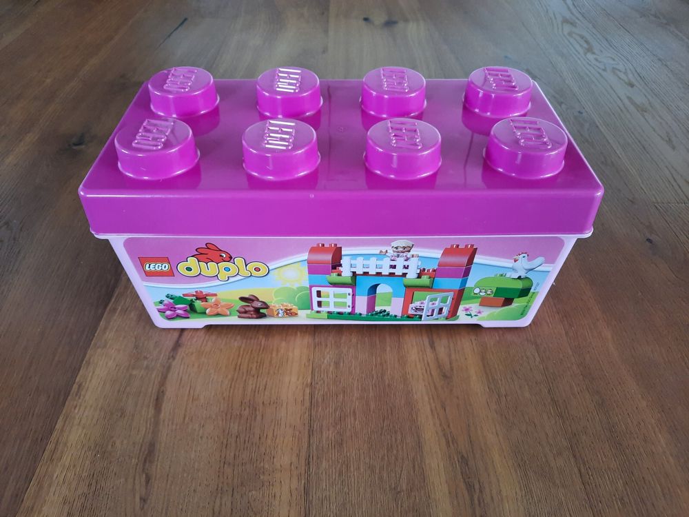 LEGO Bausteine Box rosa - ohne Inhalt | Kaufen auf Ricardo