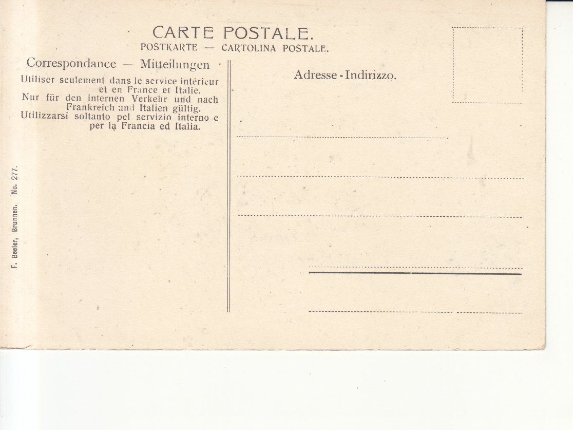 Cartoline postali: Brunnen ca. 1910 – Usato da Bürglen TG venduto da StampGraf 1