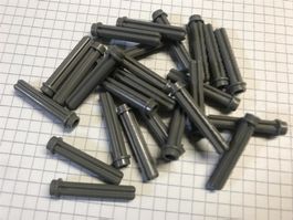 LEGO 25x Achse 3 mit Endnoppe (6587)
