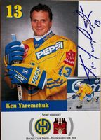 Ken Yaremchuk CAN HC DAVOS Handsigniert