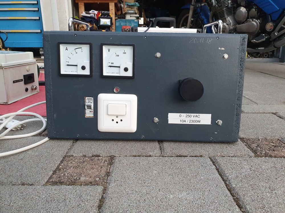 Netzgerät/Variac 10A (Gebraucht) in Tafers für CHF 170 – nur Abholung ...