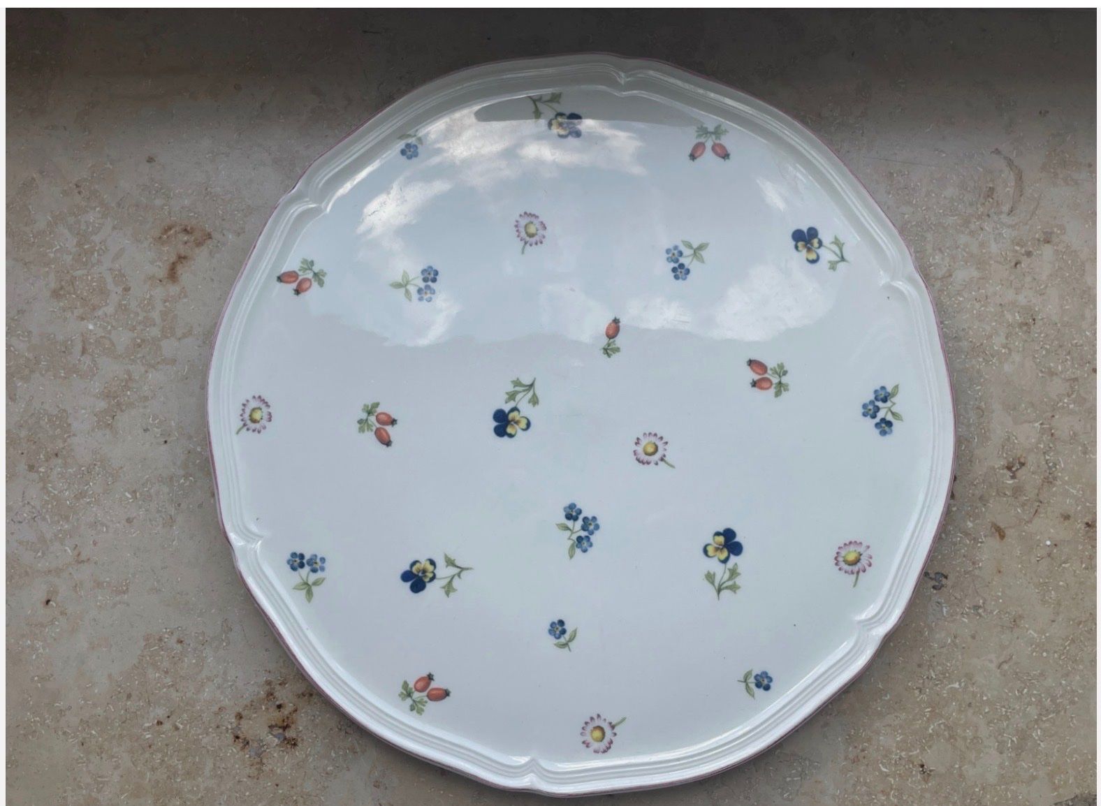 Villeroy & Boch Piatti di portata: Villeroy&Boch Petit Fleur Tortenplatte – Nuovo (secondo la descrizione) da Dietschwil venduto da mar_89dl