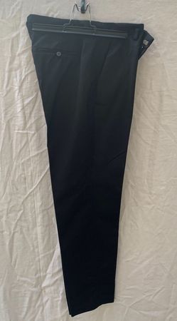 Superbe pantalon noir basic ZARA satiné neuf t.38