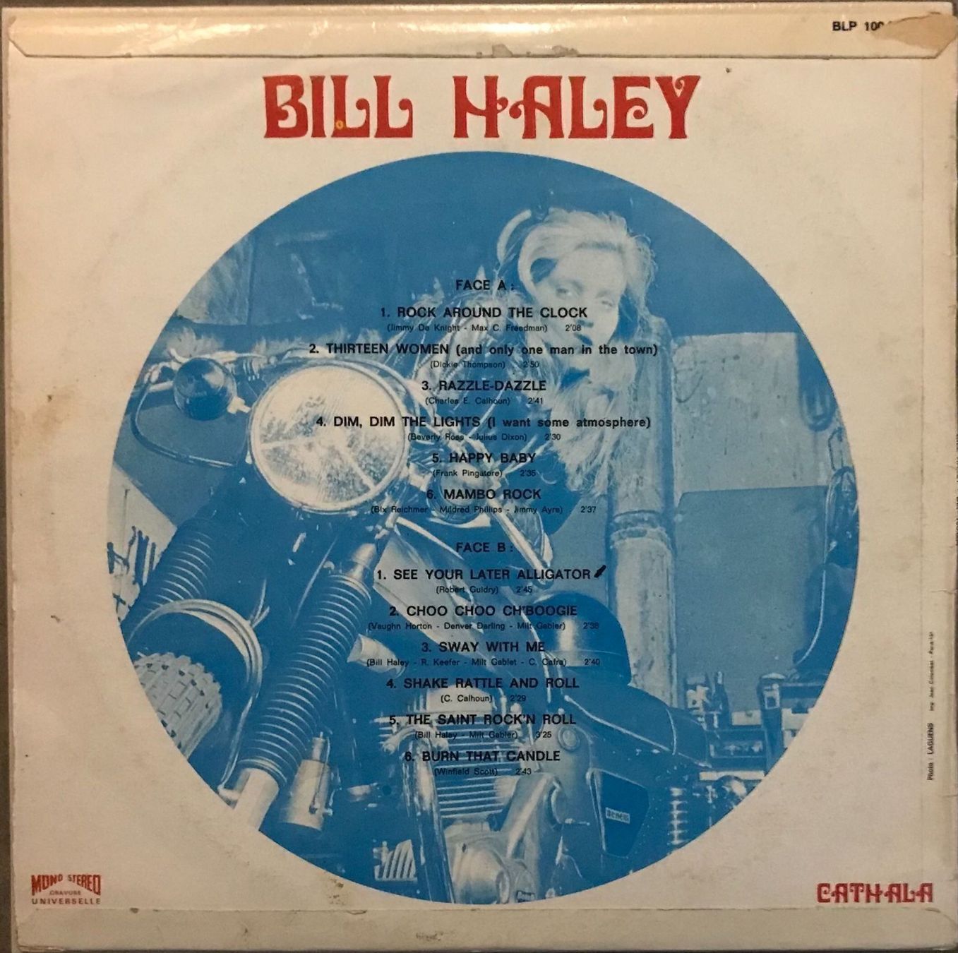 Dischi in vinile: BILL HALEY - CATHALA - 33 Tours – Usato da Bussigny venduto da vinyl-pas-cher 1