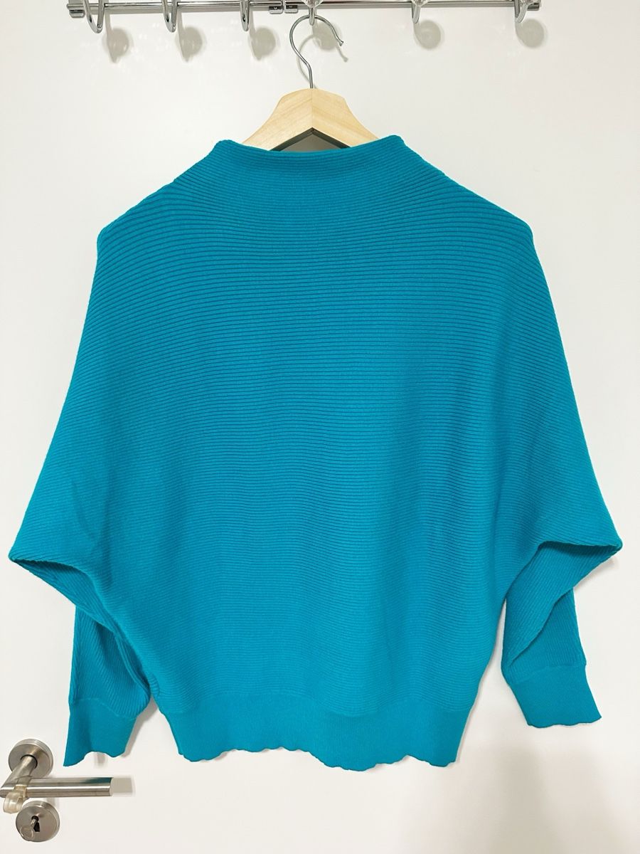 Pulls & Sweat-shirts: ZERO Strickpullover, Gr. 42, Petrol-Blau-komplett neu! – Neuf (Voir description) à Eglisau par Brewster1 1
