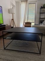 laRedoute Miva Square Steel and Metal Coffee Table
