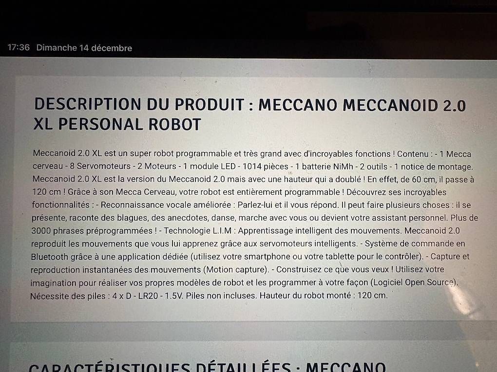 Meccano Kit di costruzioni: Meccanoid XL2.0 – Usato da pully venduto da edualc01 4