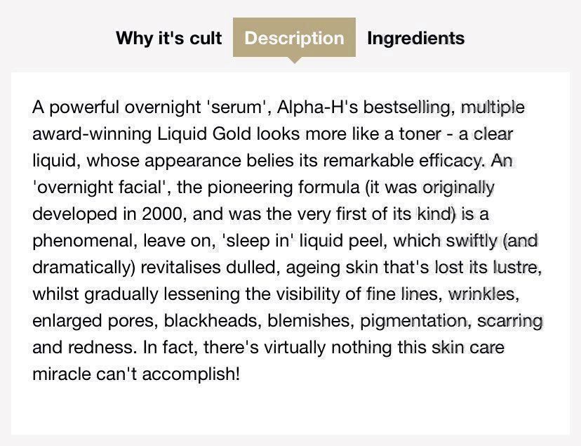 Cura del viso: ALPHA-H liquid Gold 30ml..,Neu&ungeöffnet – Nuovo e nell'imballaggio originale da Zürich venduto da deruja 8