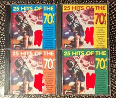 4x 25 Hits Of The 70's Set, Pop Rock Compilation 1992