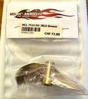 Hélice Bronze pour bateau RC – diamètre 77 mm - RC boat