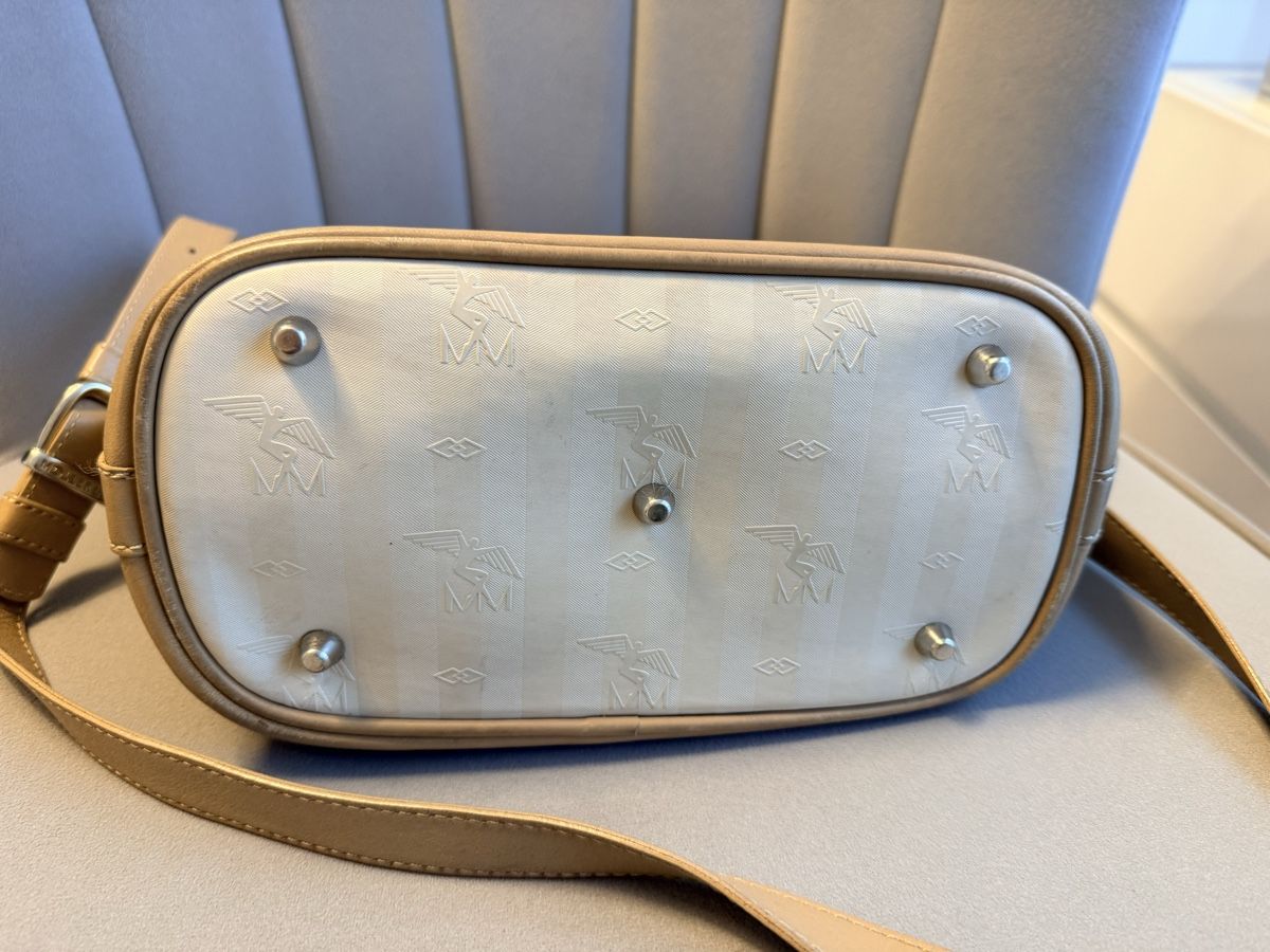 Borse da donna: Maison Mollerus Beuteltasche Leder beige  – Usato da Horgen venduto da Jo79 2