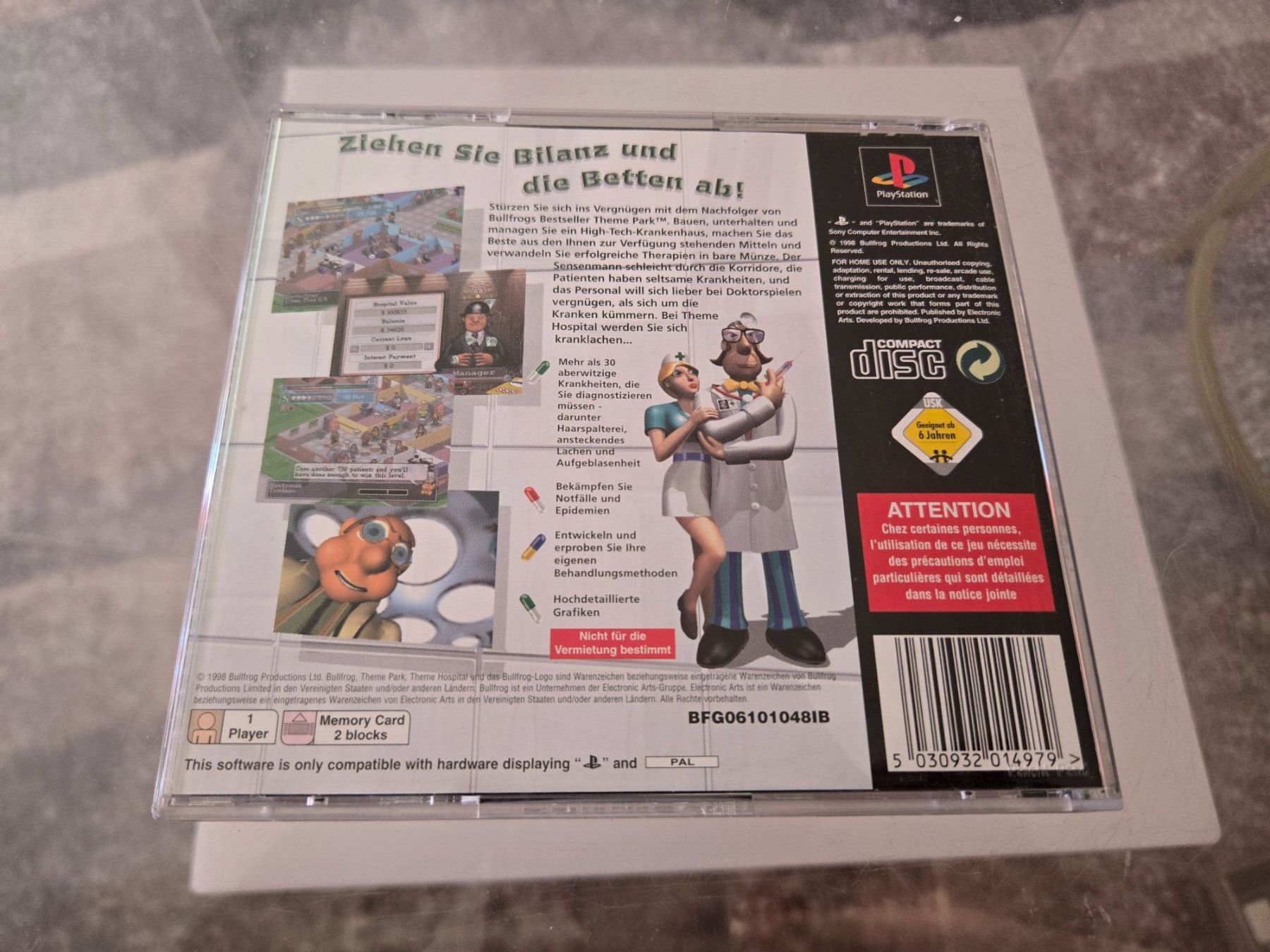 Giochi: Theme Hospital PS1 – Usato da Bussigny venduto da Kfdlt 1