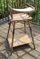 Antiker Holz Hochstuhl