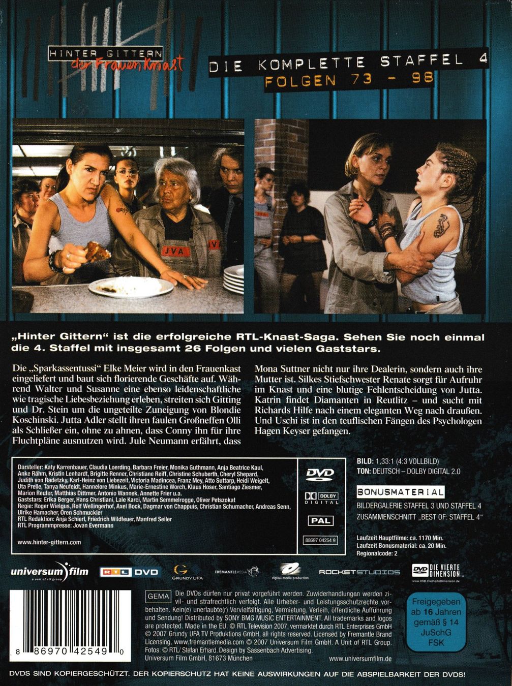 Tutti i DVDs: DVD - Hinter Gittern - der Frauenknast Staffel 4 – Usato da Langnau am Albis venduto da MediaRescuerKeLoX 1