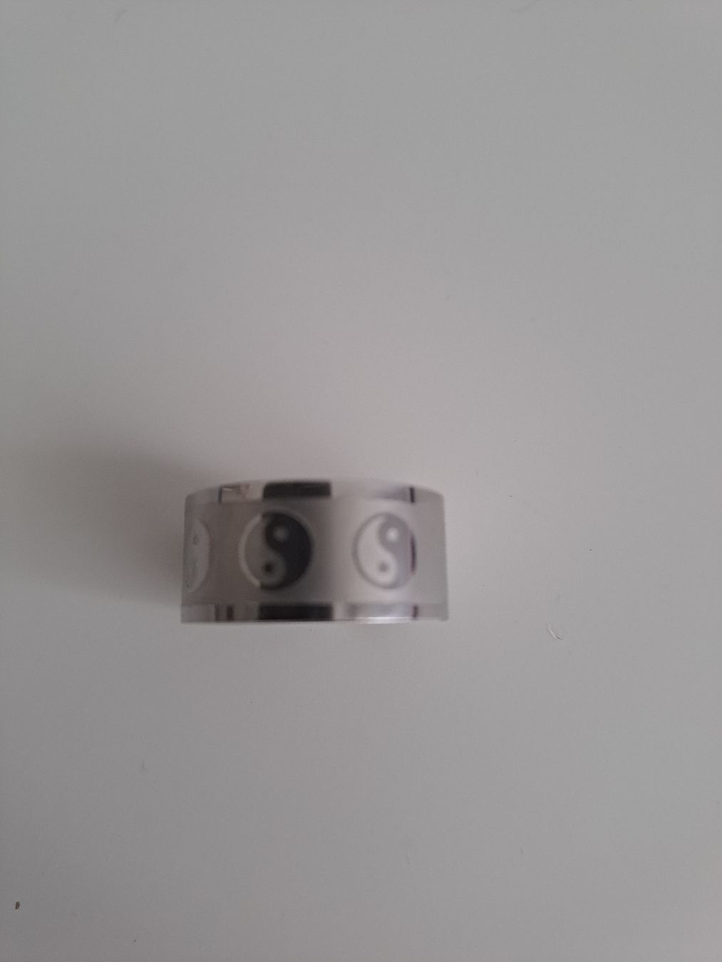 Anelli: Silberner Yin Yang Ring, modisch, cool, Modeschmuck – Nuovo (secondo la descrizione) da Münchenbuchsee venduto da Babsique